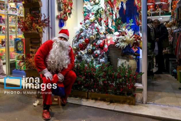 Christmas spirit in Tehran