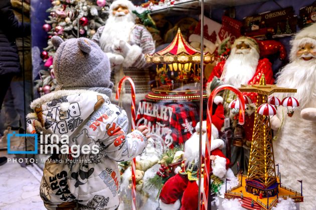 Christmas spirit in Tehran