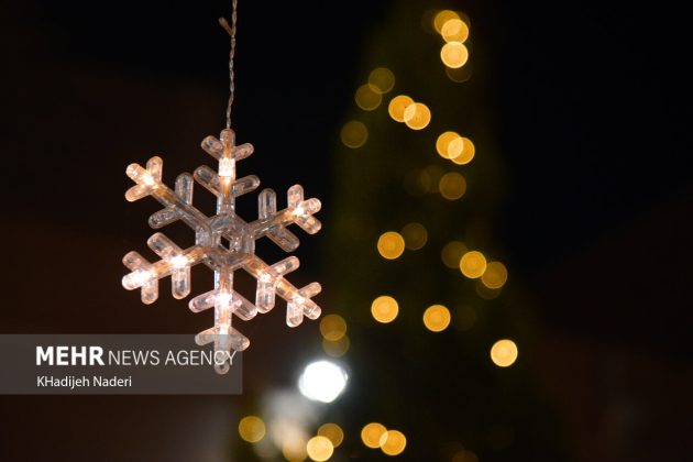 Vank Church, Jolfa district in Iran’s Isfahan decorated for New Year