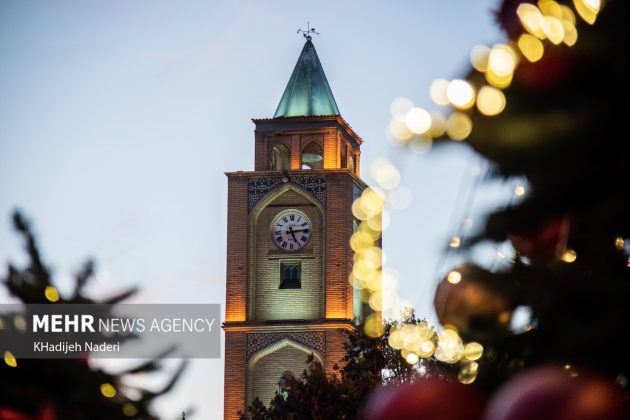 Vank Church, Jolfa district in Iran’s Isfahan decorated for New Year