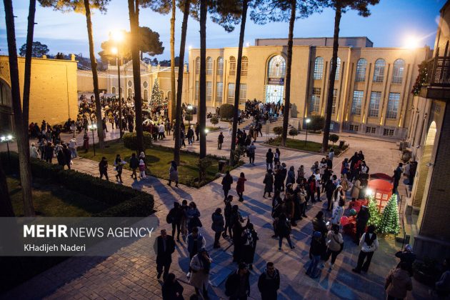 Vank Church, Jolfa district in Iran’s Isfahan decorated for New Year