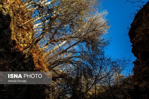 Captivating autumn scenery in Ghahan, Qom