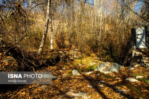 Captivating autumn scenery in Ghahan, Qom