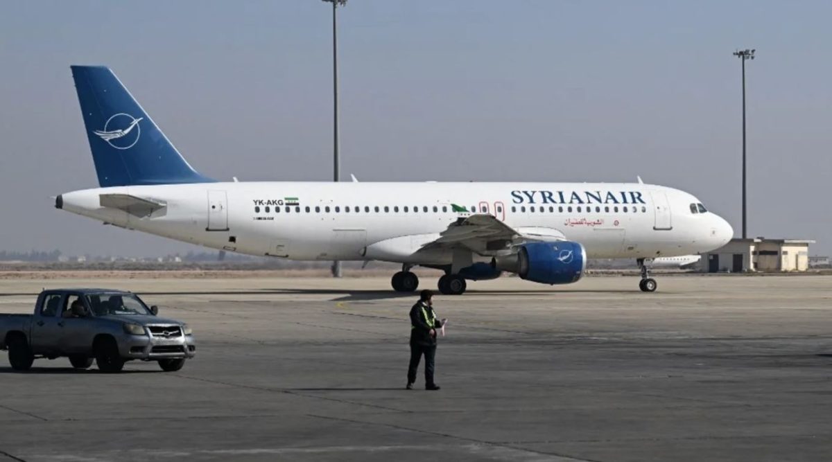 First international flight lands in Syria since overthrow of Assad