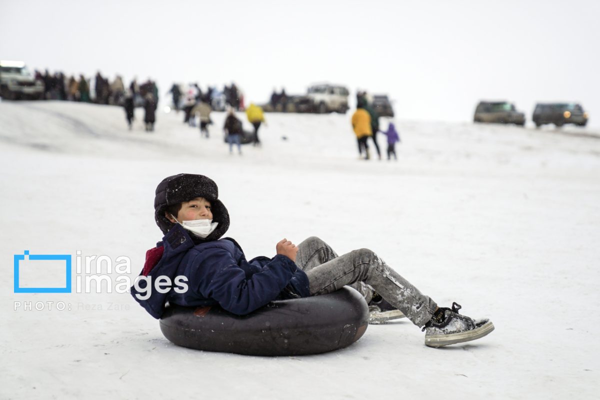 Snow delight in Ardabil: Locals embrace winter's charm