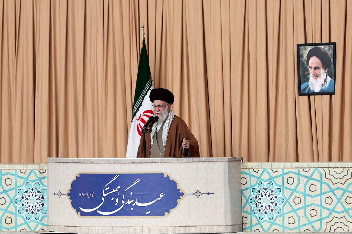 Iran's Leader warns of ‘firm response’ to hostile acts in Eid sermon 1 Iran's Leader warns of ‘firm response’ to hostile acts in Eid sermon