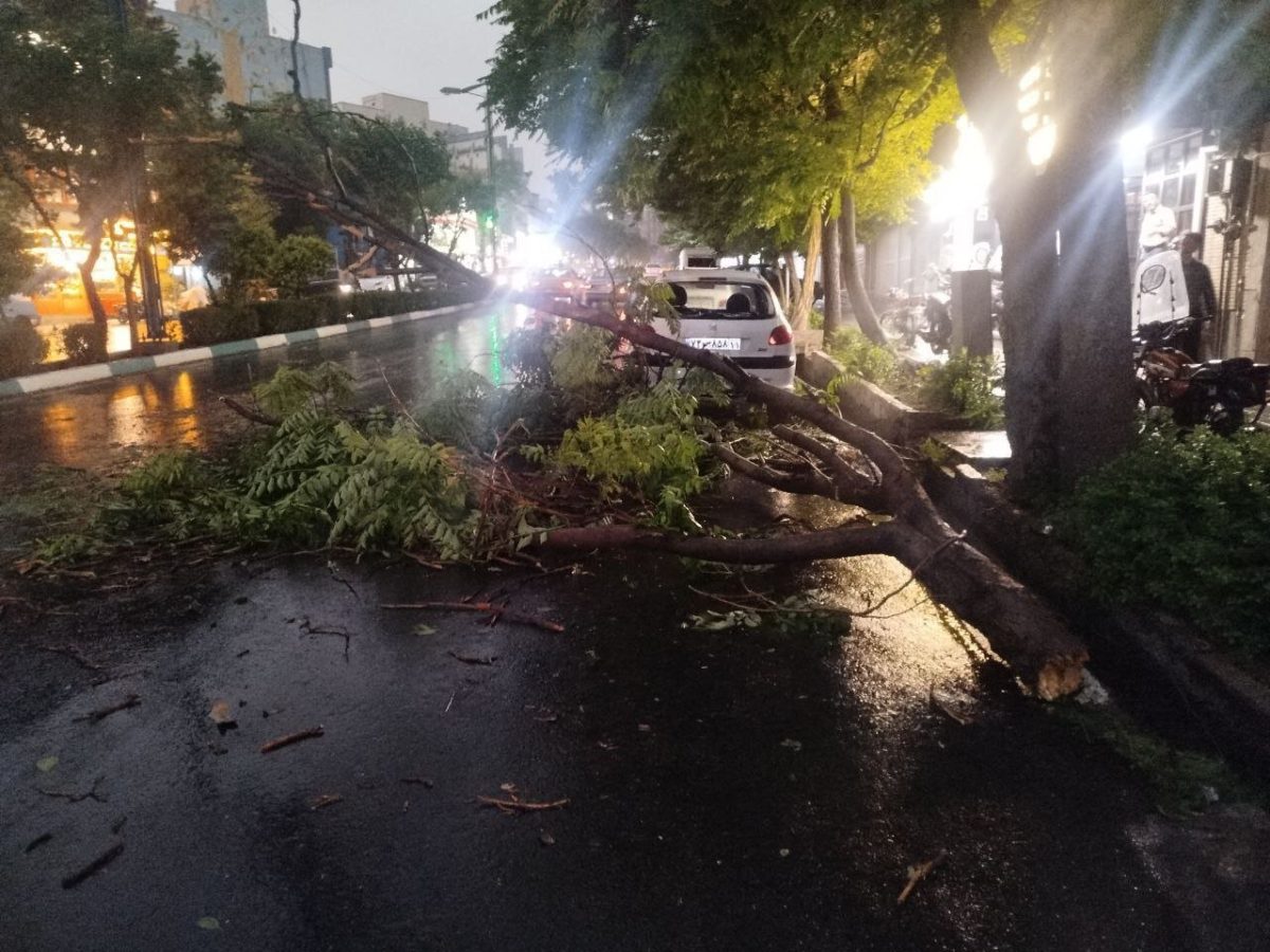 Severe thunderstorm hits Tehran, 2 killed, 41 injured