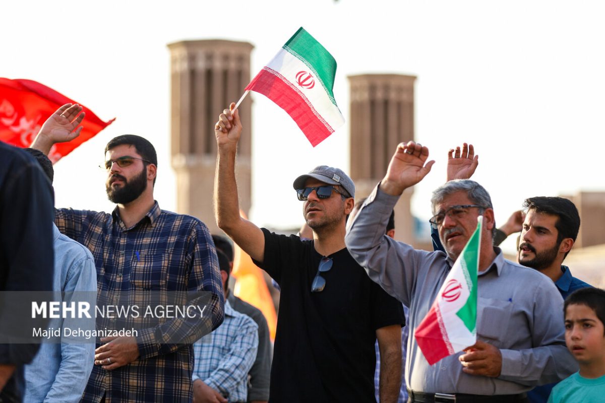 Tehran residents rally in support of armed forces following Zionist aggression 11 Tehran residents rally in support of armed forces following Zionist aggression