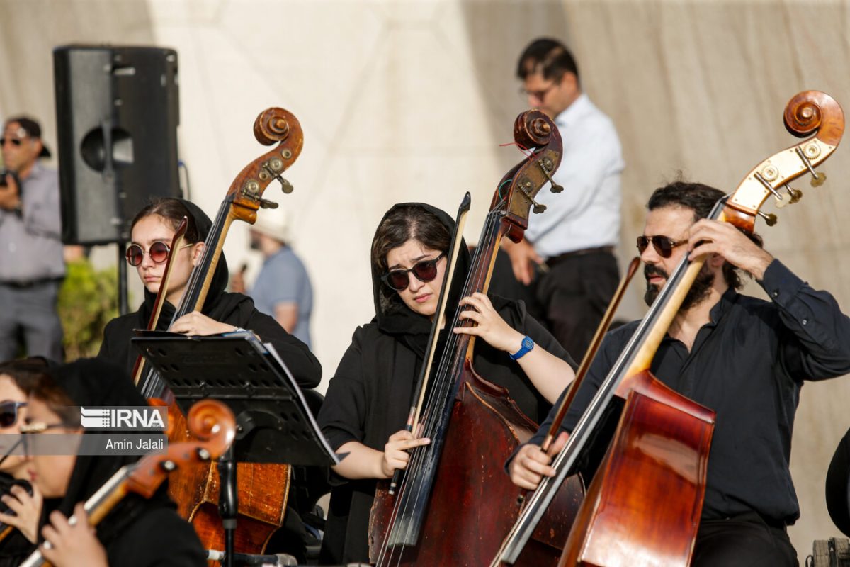 Tehran Symphony Orchestra performs solidarity concert at Azadi Tower