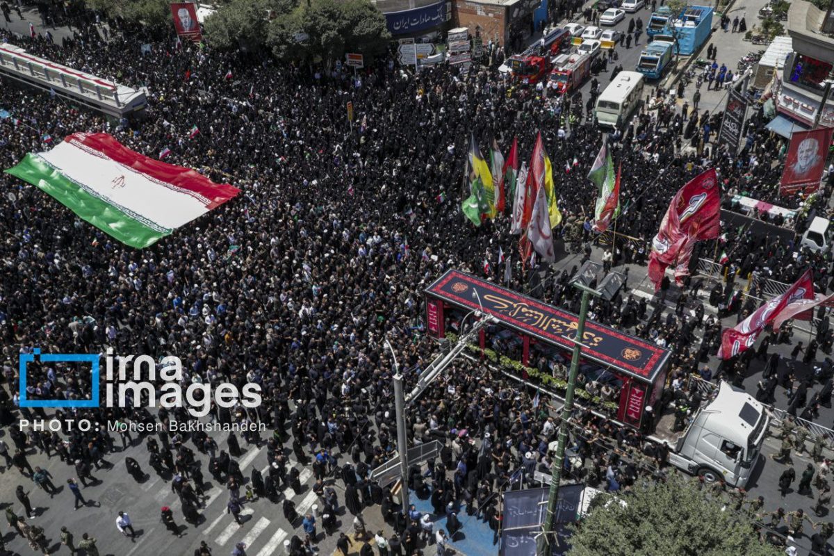 Funeral held in Mashhad, for martyrs of Zionist aggression