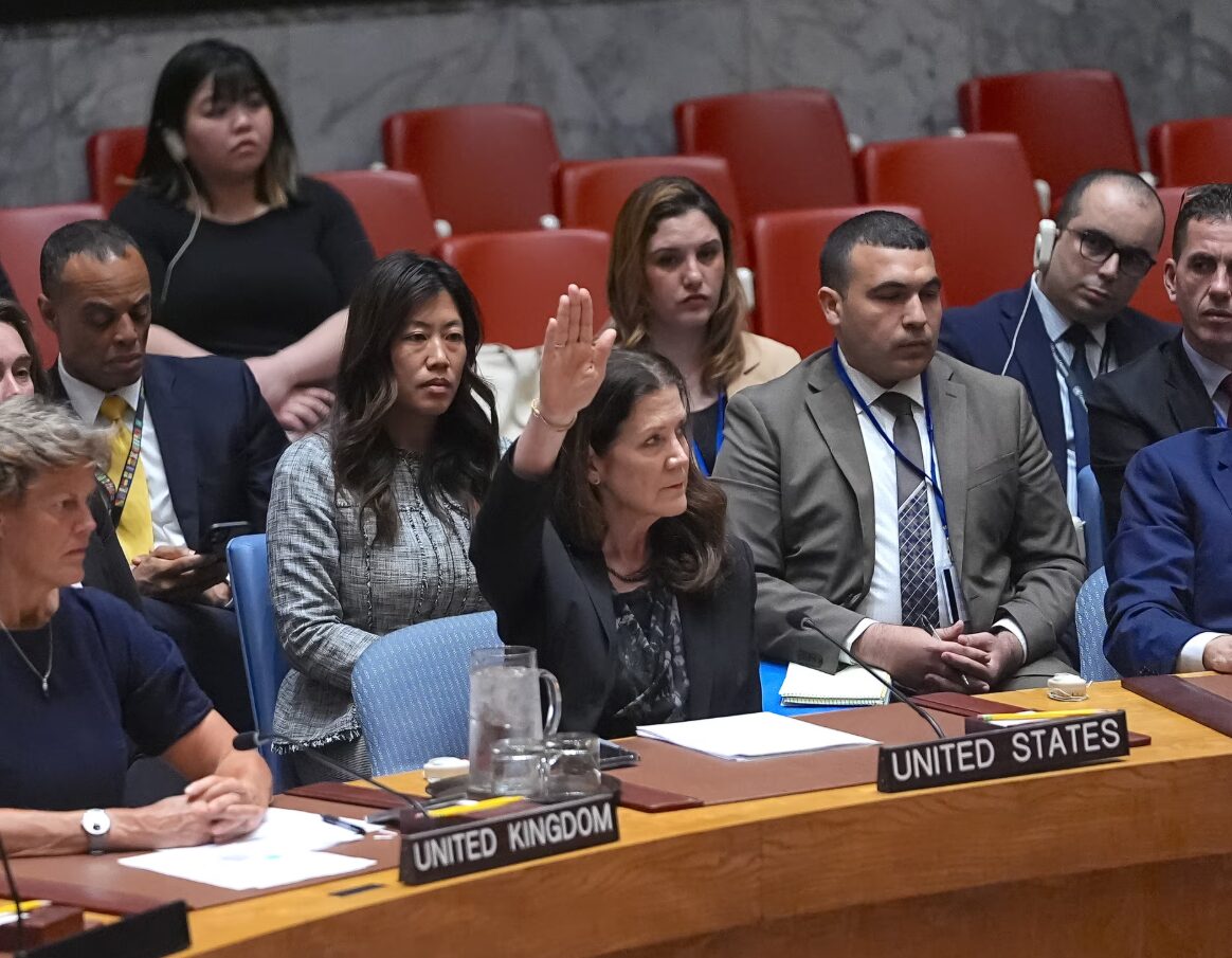 US vetoes UN Security Council resolution demanding Gaza ceasefire 1 US vetoes UN Security Council resolution demanding Gaza ceasefire