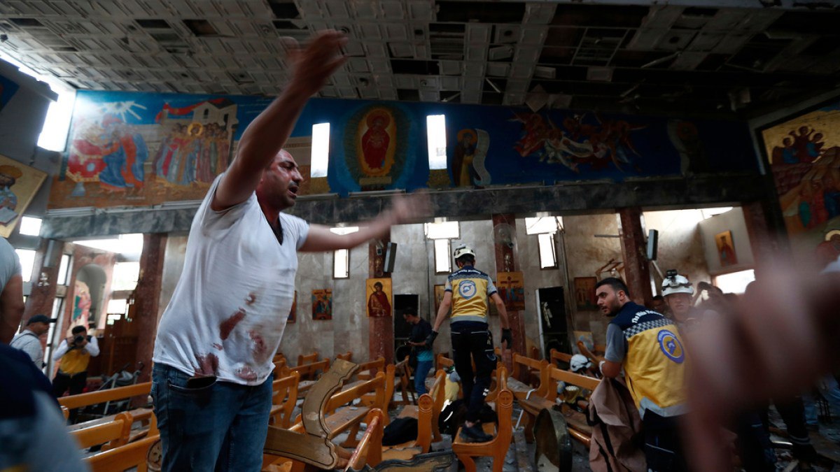 Several killed in Syria church bombing attack