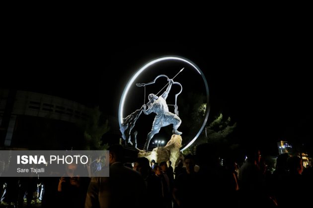 Statue of legendary Persian archer ‘Arash Kamangir’ unveiled in Kerman