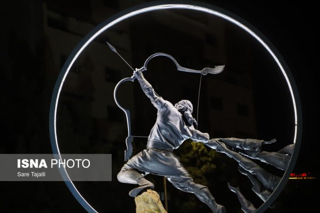 Statue of legendary Persian archer ‘Arash Kamangir’ unveiled in Kerman
