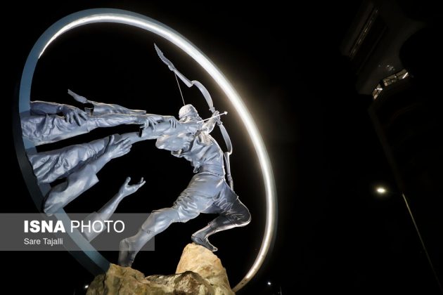 Statue of legendary Persian archer ‘Arash Kamangir’ unveiled in Kerman