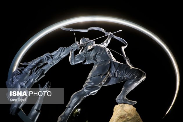 Statue of legendary Persian archer ‘Arash Kamangir’ unveiled in Kerman