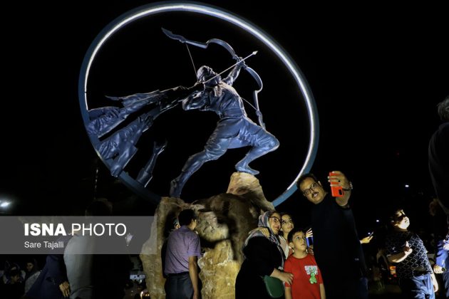 Statue of legendary Persian archer ‘Arash Kamangir’ unveiled in Kerman