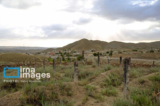Baghlegh Wooden Cemetery in northeastern Iran                     
