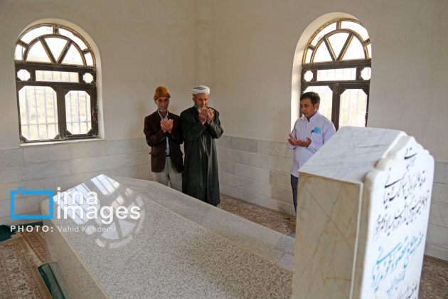Baghlegh Wooden Cemetery in northeastern Iran                     