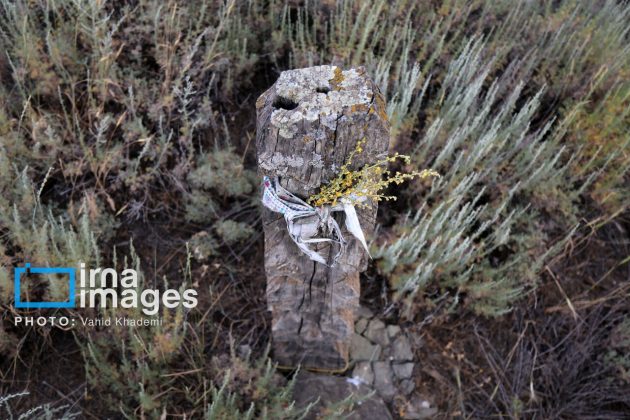 Baghlegh Wooden Cemetery in northeastern Iran                     
