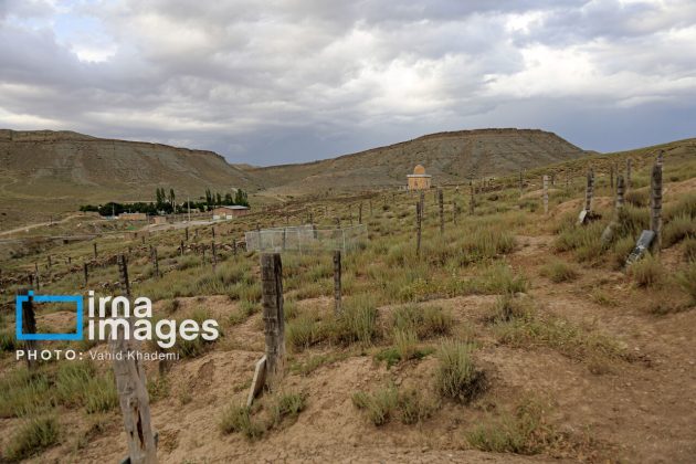 Baghlegh Wooden Cemetery in northeastern Iran                     