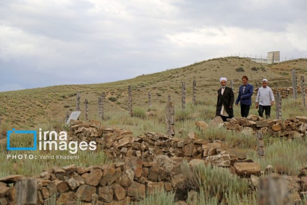Baghlegh Wooden Cemetery in northeastern Iran                     