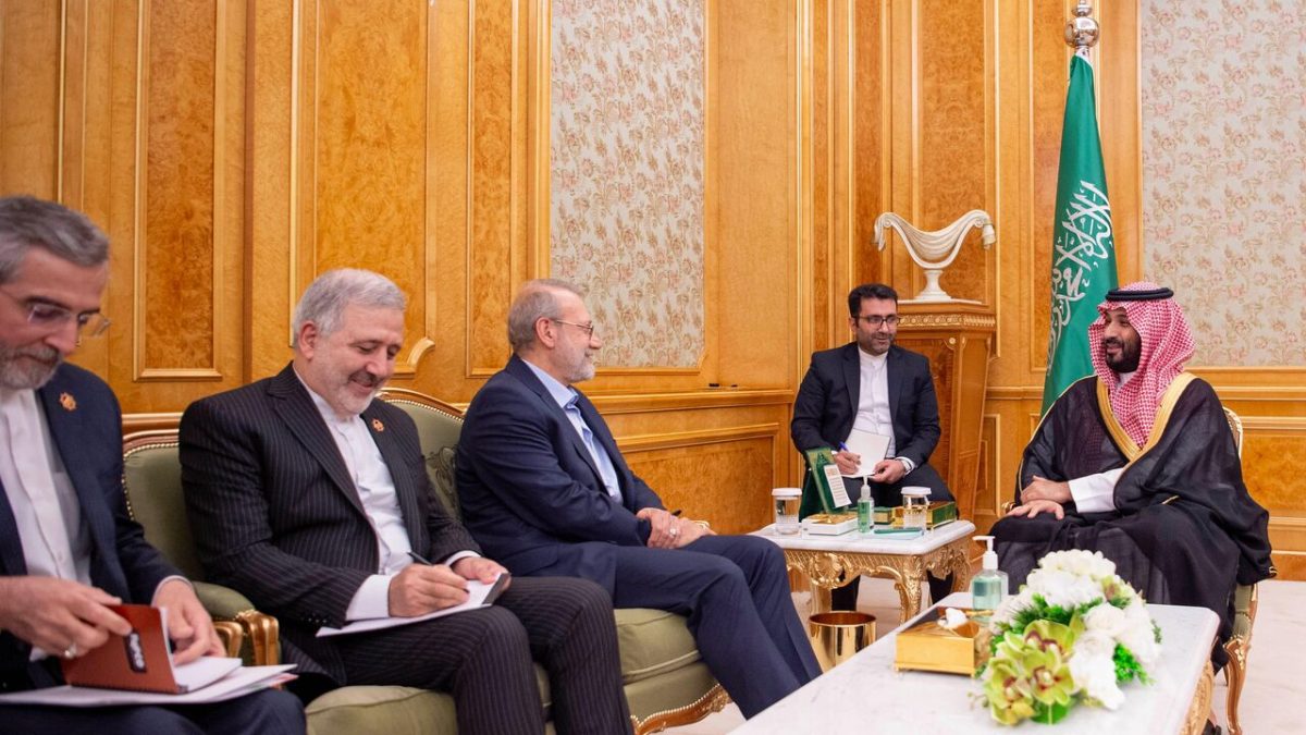 Iran’s security chief meets MbS in Riyadh 1 Iran’s security chief meets MbS in Riyadh