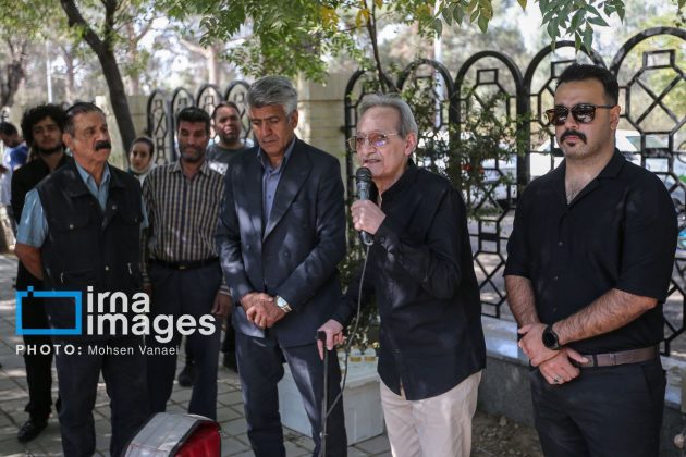Funeral of Iranian dubbing artist Saeed Mozaffari held in Tehran