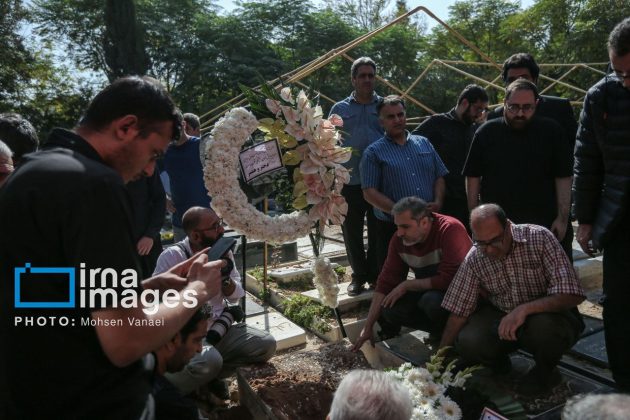 Funeral of Iranian dubbing artist Saeed Mozaffari held in Tehran