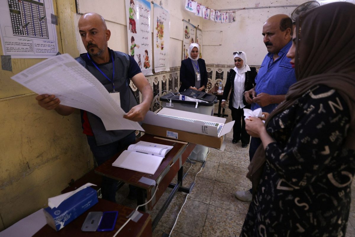 Iraq vote turnout over 55%