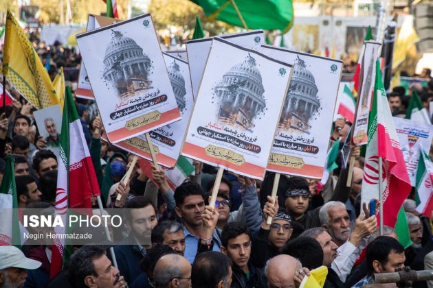 Iranians hold nationwide rallies to mark Day of Fight Against Global Arrogance, National Student Day
