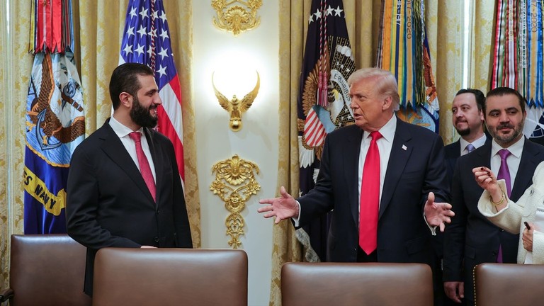 US president praises Syria’s ‘tough-guy’ leader after White House visit