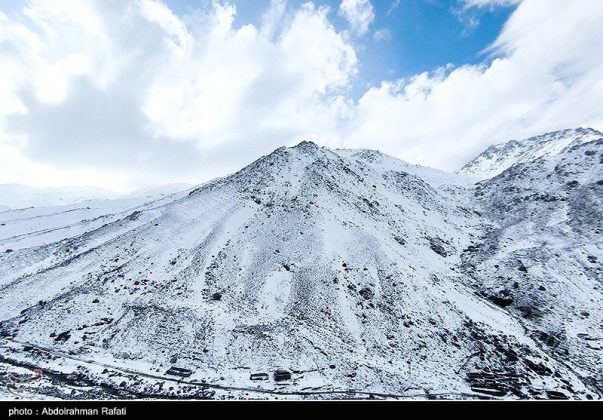Snowfall in the Heights of Tarikdarreh, Iran's Hamadan
