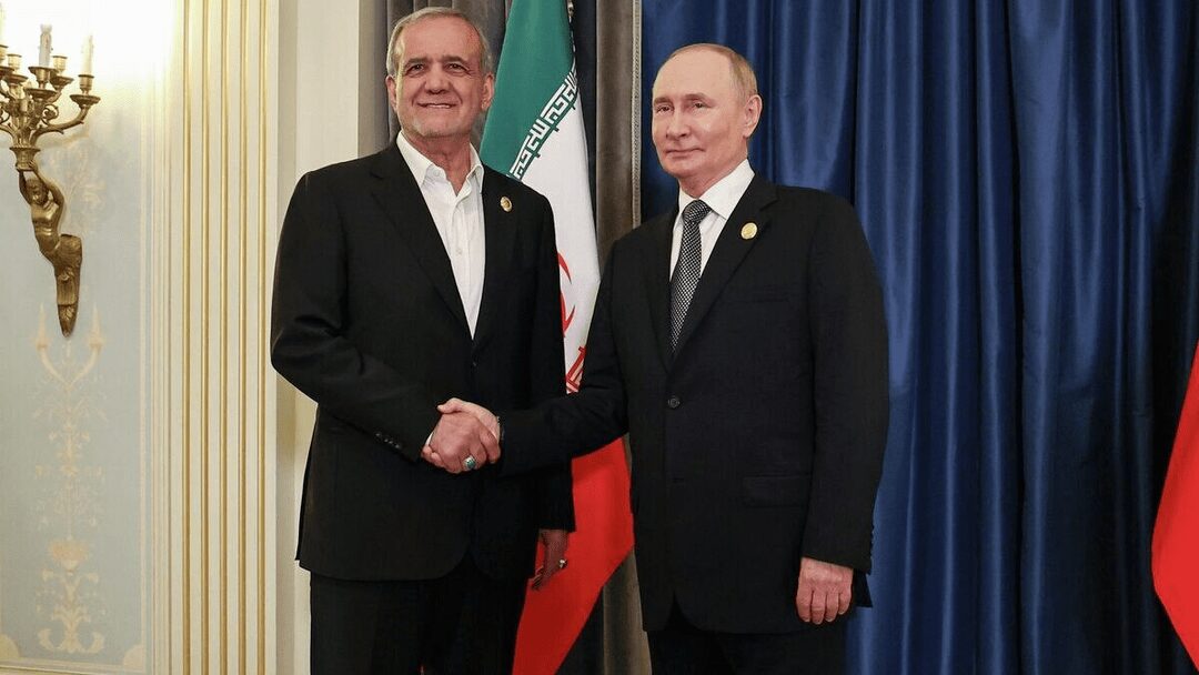 Iran president meets Putin, says Tehran determined to implement strategic agreement with Russia