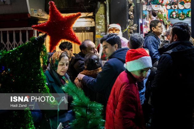 Christmas Eve atmosphere brings festive mood to Tehran