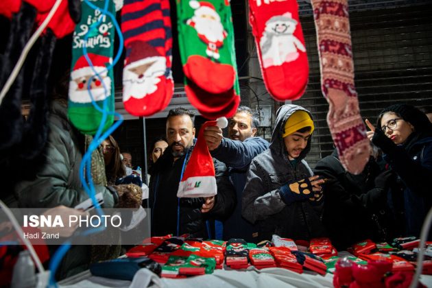 Christmas Eve atmosphere brings festive mood to Tehran
