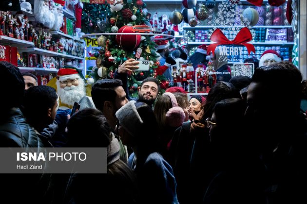 Christmas Eve atmosphere brings festive mood to Tehran