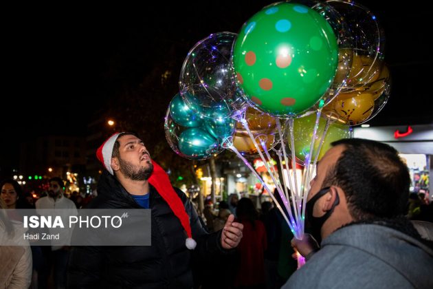 Christmas Eve atmosphere brings festive mood to Tehran