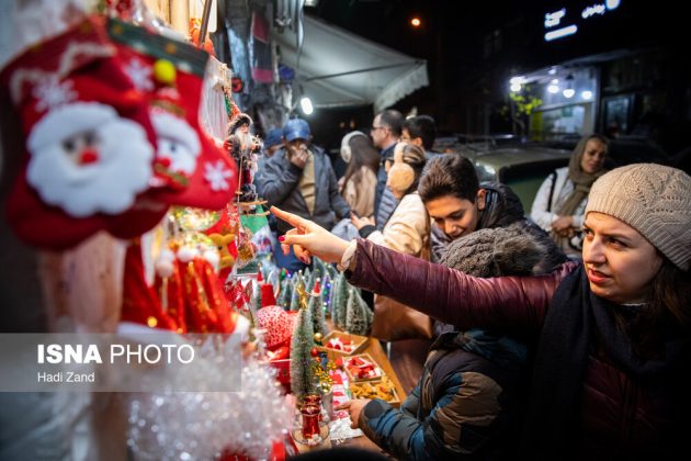 Christmas Eve atmosphere brings festive mood to Tehran