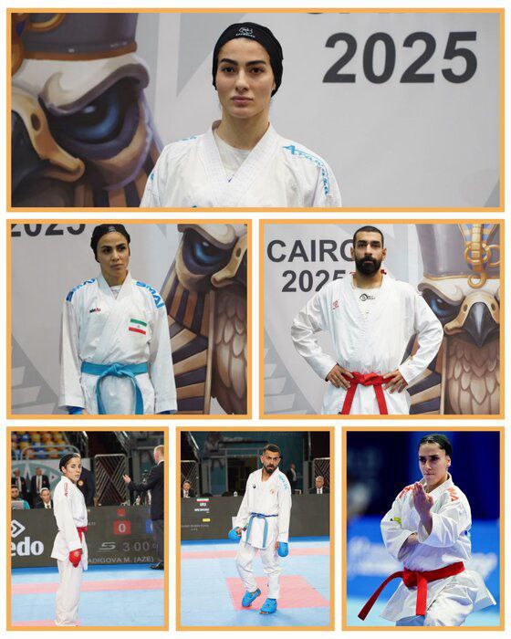 Six Iranian athletes ranked in world karate top ten 1 Six Iranian athletes ranked in world karate top ten