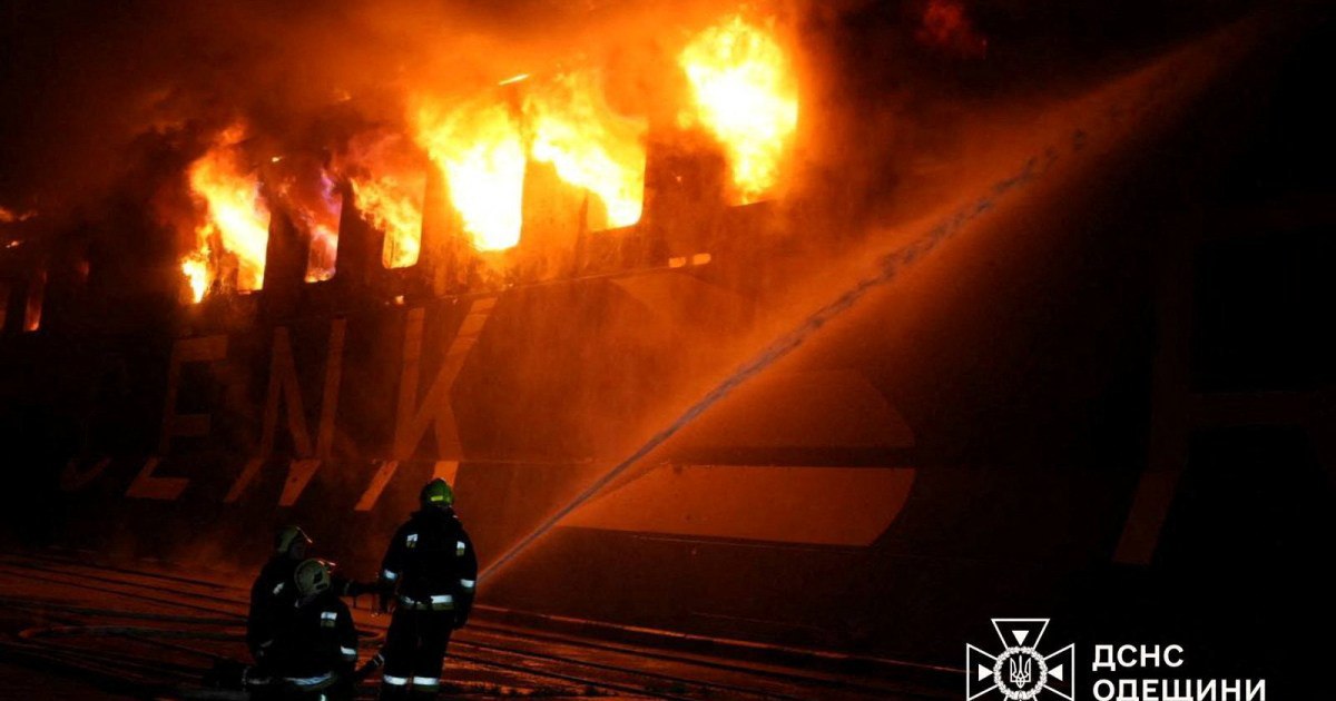 Turkish-owned vessels damaged in Russian attack on Ukrainian ports 1 Turkish-owned vessels damaged in Russian attack on Ukrainian ports