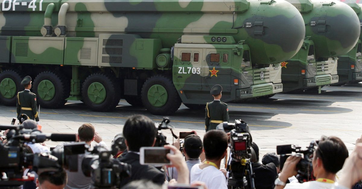 China likely loaded more than 100 ICBMs in silo fields: US