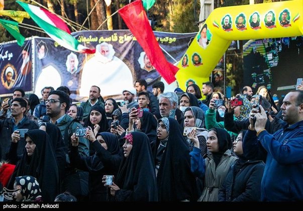 Thousands visit Kerman Martyrs’ Cemetery on anniversary of General Soleimani’s martyrdom