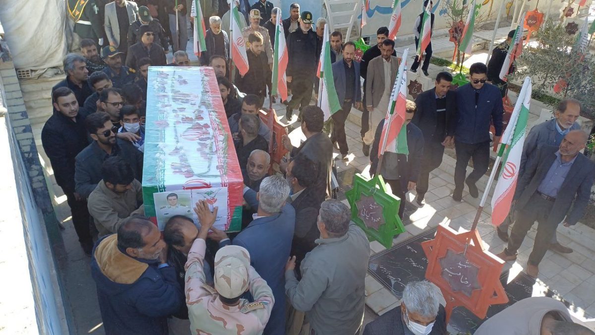 Large funeral ceremonies held in Iran’s Ilam, Zahedan for martyred security personnel 1 Large funeral ceremonies held in Iran’s Ilam, Zahedan for martyred security personnel